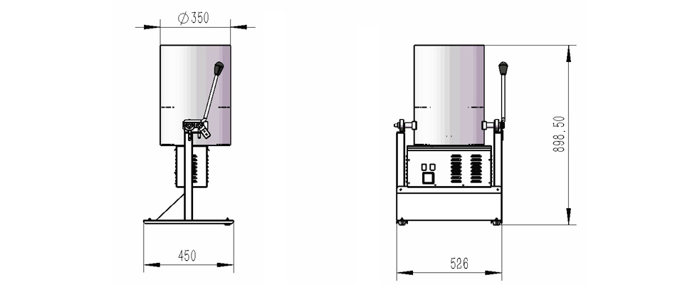 Popper and Caramelizer 2-in-1 Machine