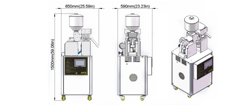 Corn craker making machine