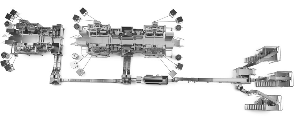 Popcorn packing Lines