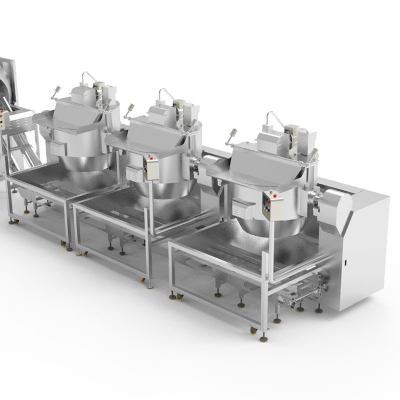 Popcorn Production and Coating Line