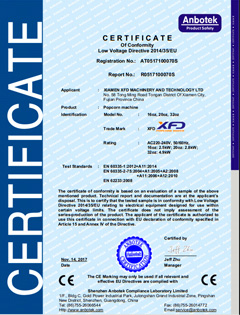 CE Certificate for Popcorn Machine