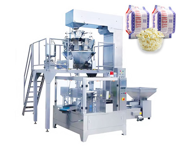 Microwave Popcorn Packing Machine Microwave Popcorn 3-in-1 Pocpron Packer