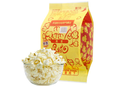 Why does microwave popcorn become popular?